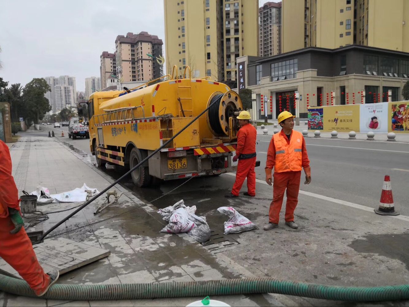 深圳排污管道清淤-管道清洗